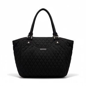 Vera Bradley Black Quilted Tote Bag
